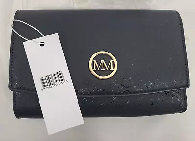 Marilyn Monroe Black Crossbody NWT Purse Clutch Detachable Gold Chain 8x2x6 • $32.53