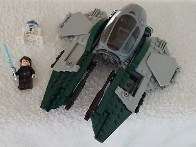 Lego Star Wars Custom Anakins’s Jedi Interceptor (75135 / 9494) With Figures • £39.99