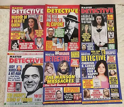£40 • Buy 12 Copies Master Detective True Crime Magazines 2011 - 2018 Ted Bundy