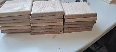 Oak Coasters For Laser Engraving Craft Light Oak Sanded Round Edges 1 Coaster • £6