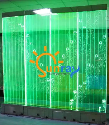 £5625.88 • Buy Water Wall Panel LED RGB Illuminated Multicoloured Jellyfish Bubbles Imitation