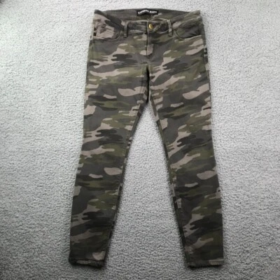 £12.75 • Buy EXPRESS JEANS Women's Size 8 Ankle Jegging Stella Low Rise Green Camo Print