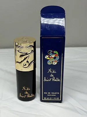 Vintage NIKI DE SAINT PHALLE  1.0oz-30ml EAU DE TOILETTE Spray Snakes Blue New • $134.99