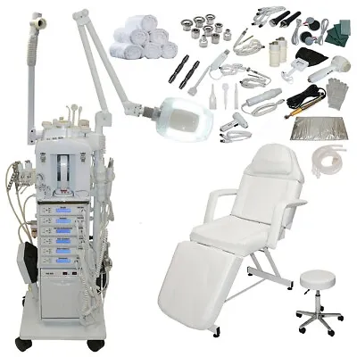 21 In 1 Microdermabrasion Facial Machine Stationary Bed Beauty Salon Equipment • $2239.88