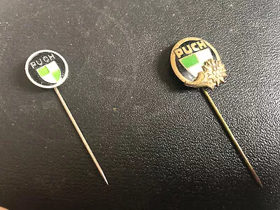 £12 • Buy 'PUCH' MOTORCYCLE/MOPED LAPEL OR TIE PIN BADGES 1960's VINTAGE LOVELY CONDITION