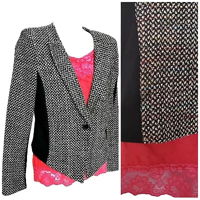 Mossimo Blazer Top Womens Small Lot Lace Camisole Orange Black Work Office Date • $28.88