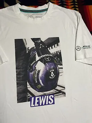 Mercedes Benz Petronas AMG Formula One 1 Racing Shirt Adult Medium White • $27.99