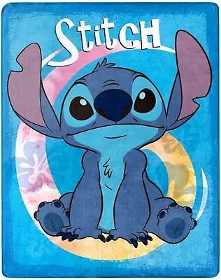 Lilo & Stitch Ohana Summer Throw Blanket Measures 40 X 50 Inches • $16.95