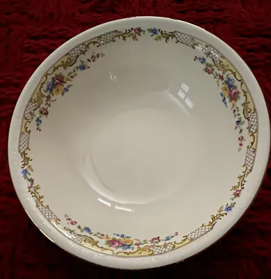 $12 • Buy Antique Homer Laughlin Georgian China Rose Lattice Serving Bowl
