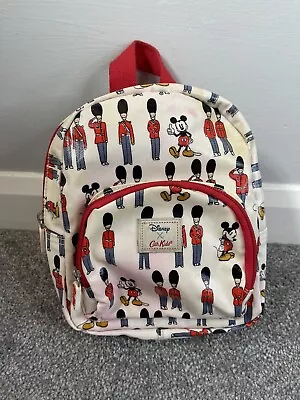 Cath Kidston Disney Mickey Mouse Mini Backpack Kids Bag Soldier Guard London • £12.99