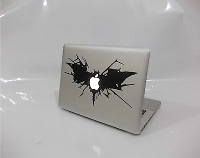 Batman Joker Shattered Bat Wing Apple Macbook Removable Vinyl Sticker Skin Decal • $5.12