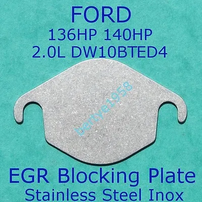 EGR Valve Blank Plate Ford 2.0 TDCi C-Max S-Max Galaxy Focus Kuga MK4 Mondeo • £4.89