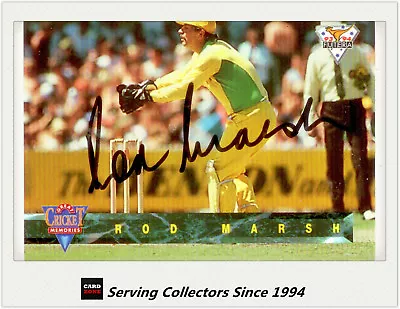 1993/94 Futera Cricket Cards Personal Signed Great Memories Card Rod Marsh • $100