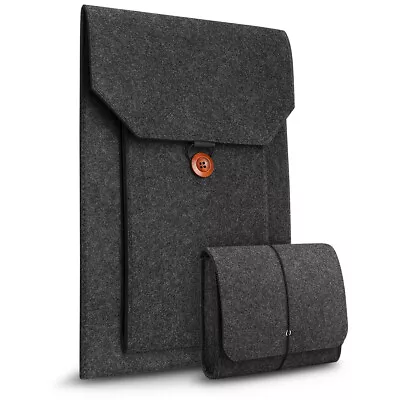 13-13.3 Laptop Sleeve Bag Vertical Felt Bag And  Small Storage Pouch Bag • $16.99