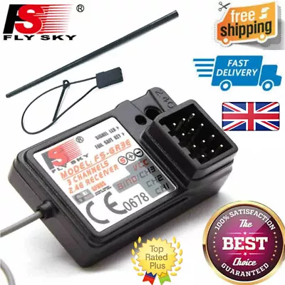 Receiver Fly Sky FS-GR3E 2/3 Channel 2.4 Ghz Reciever Rc Car Boat Etronix Pulse • £11.19