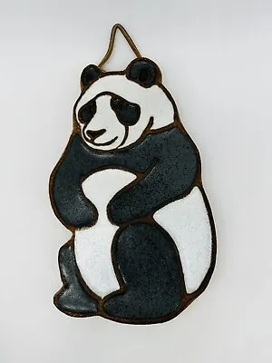Victoria Littlejohn’s Ceramics Panda Bead Cork Backed Trivet Wall Hanging Decor • $19.95