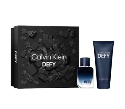 Calvin Klein Defy Eau De Parfum 50ml + Hair & Body Wash 100ml Gift Set For Him • £44.99