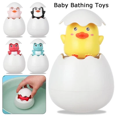 £4.62 • Buy Sprinkling Sprinkler Duck Penguin Dinosaur Egg Baby Bathing Toys Cartoon Animal