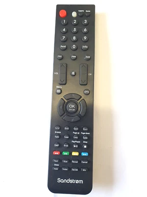 £16.95 • Buy Genuine Original Sandstrom S40ldib10 S46ldib10 En-31604s Tv/dtv Remote Control