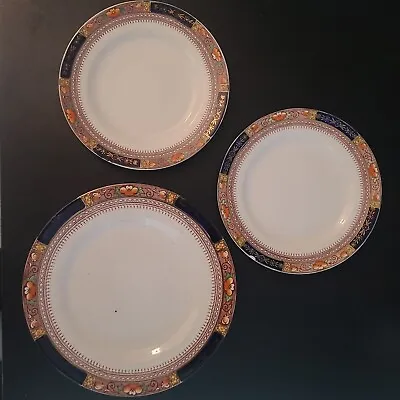 LOT Of 2 J&G Meakin SOL Queen Mary DINNER Plates 8  And One 10 ANTIQUE • $24.99