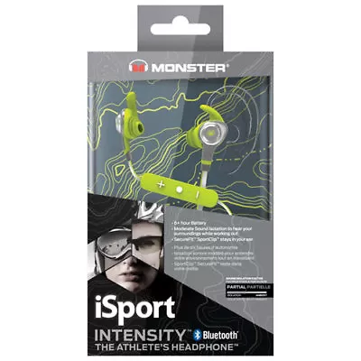 Monster ISport Intensity In-Ear Sound Isolating Bluetooth Headphones With Mic -  • $47.66