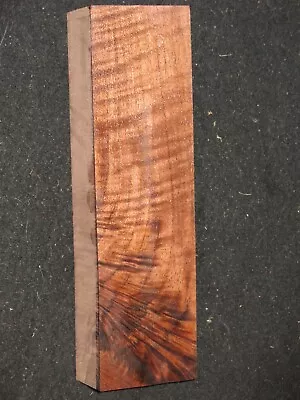 Curly Claro Walnut Lumber Block Carving Art Craft Knife 11  • $9.99