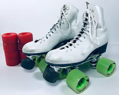 Vintage Roller Skates Woman’s 7 Shure Grip Century Plates Poison Atom Wheels • $65