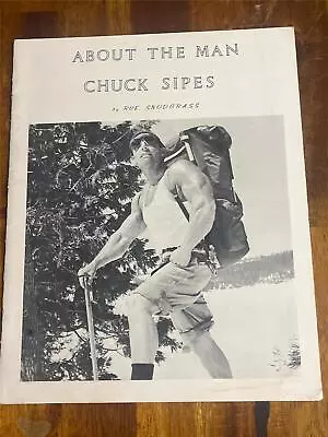 CHUCK SIPES Bodybuilding Muscle Physique ORIGINAL Booklet ABOUT THE MAN • $69.99