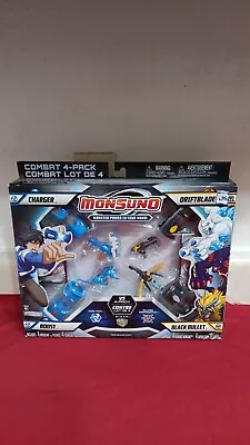 Monsuno Combat 4-Pack Figures Charger Driftblade Boost Black Bullet • $49.99