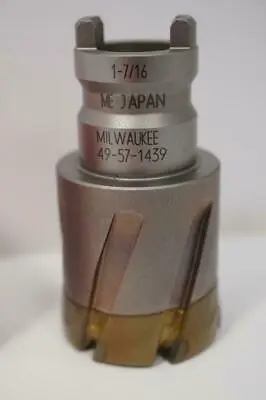 Milwaukee 49-57-1439 1-7/16  Carbide-Tip Steel Hawg Annular Drill Cutter Japan • $60