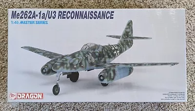 1997 Dragon Master Series Me262A-1a/U3 Reconnaissance 1:48 Scale Model Kit #5535 • $19.95