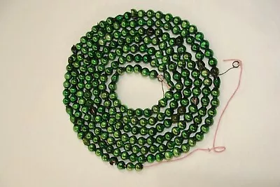 85  Vintage Green Mercury Glass Christmas Tree Garland • $24