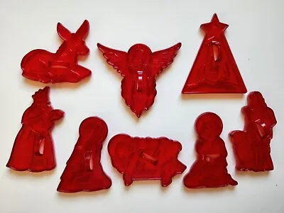 $15 • Buy Vintage HRM Nativity Cookie Cutters Set Of 8 From Educational Products, USA