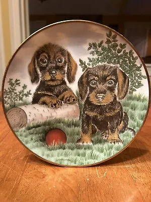 Vintage Kaiser Germany Porcelain Dachshund Plate • $28