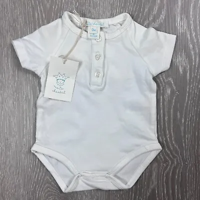 Marie Chantal Babies Angel Wings White Top Size 0 Months (New) • £18.08