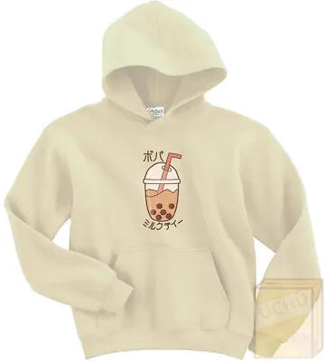 Bubble Tea Hoodie Festival Kawaii Asian Aesthetic Funny Hooded Sweatshirt • £22.99