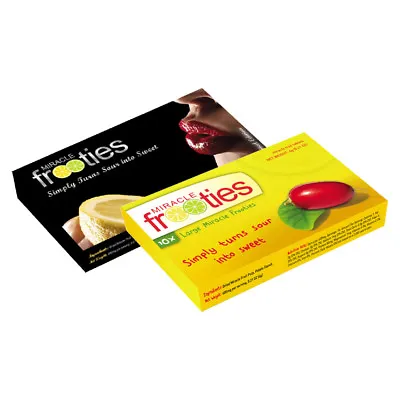 Miracle Berry Fruit Tablets Miracle Frooties  Limited Edition & Large XL  Combo • $21.96