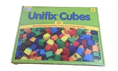 NIB 500 COUNT UNIFIX CUBES INTERLOCKING COUNTING CUBES BY DIDAX • £30.85