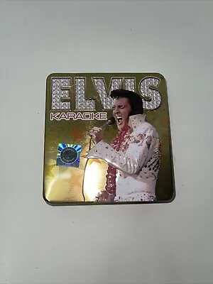 Elvis Presley CD Karaoke Set Of 3 Tin Case Lyric Book  And Letter • $7