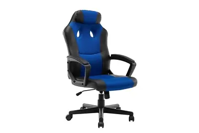 $146 • Buy Ergolux Dexter 116cm PU Leather Computer Gaming Chair Ergonomic Work Seat Blue