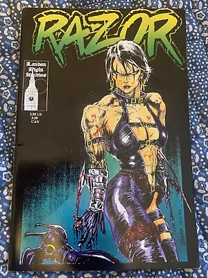 RAZOR #2 -Everette Hartsoe-James O'Barr(Crow) Cover-London Night Studios *NICE* • £14.48