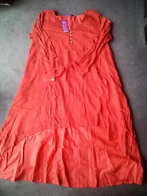 Indian/Pakistani Dress Red And Red Underlay 2 Xl • £5