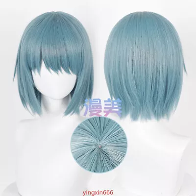 Puella Magi Madoka Magica Anime Miki Sayaka Cosplay Short Hair Wig Hairpiece • $33.99