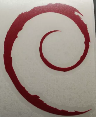 Debian Swirl Sticker - Large - Linux GNU OS Opensource PC Laptop Phone  • £3.50