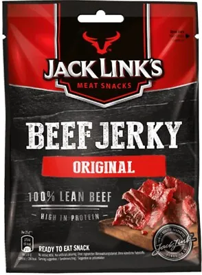 Jack Links ($83.17/kg) Beef Jerky Dry Meat USA - Three Varieties Choose • £4.27