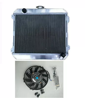 Aluminum Radiator+Fan For 1974-1979 Datsun 510 720 620 610 L20B 2.0L L4 Manual • $209