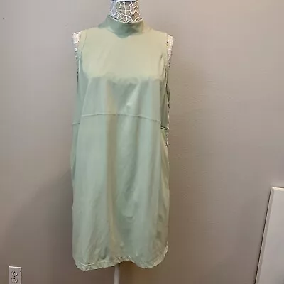 FLX Urban/Commuter Affirmation Mockneck Active Light Green Dress Size Large • $20.99