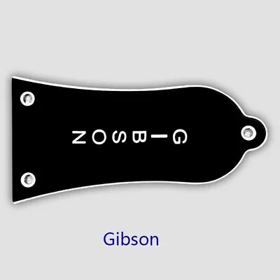 Guitar Parts Fits Epiphone LP 'GIBOSN' TRUSS ROD COVER PLATE  2Ply Black • $4.82