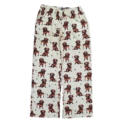 E & S Imports Womens Pajama Pants Dog Pajamas For Women Dog Print Cotton Pajamas • $31.99