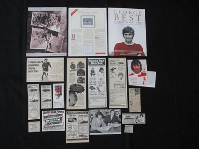 £2.99 • Buy GEORGE BEST - Manchester United: Bundle Of Adverts From Football Magazines